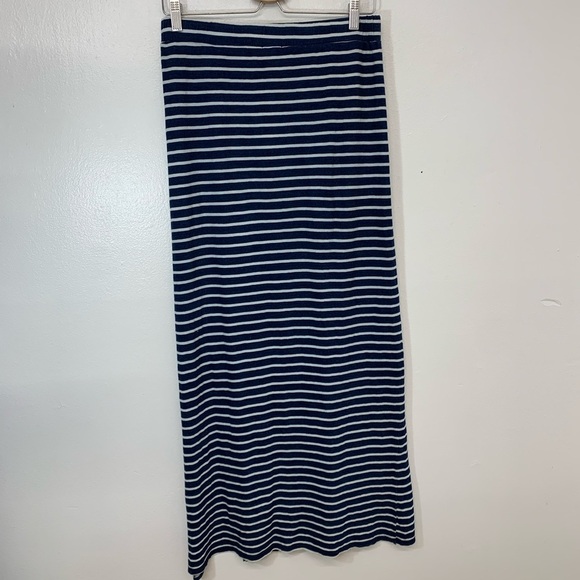 Splendid Striped Maxi Skirt in Navy and White - Picture 5 of 9